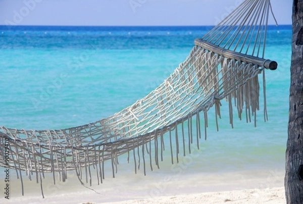 Fototapeta ビーチのハンモック