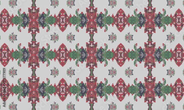 Obraz Thai traditional art style seamless pattern.