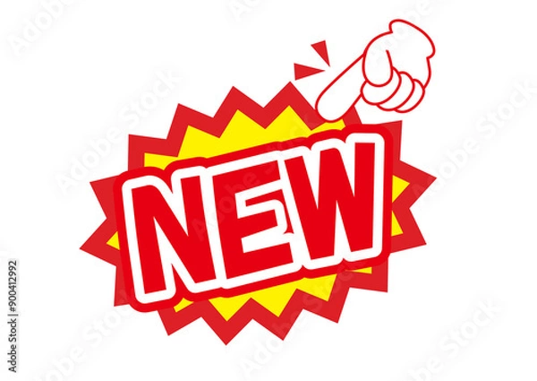 Obraz 新商品用の販促POPイラスト