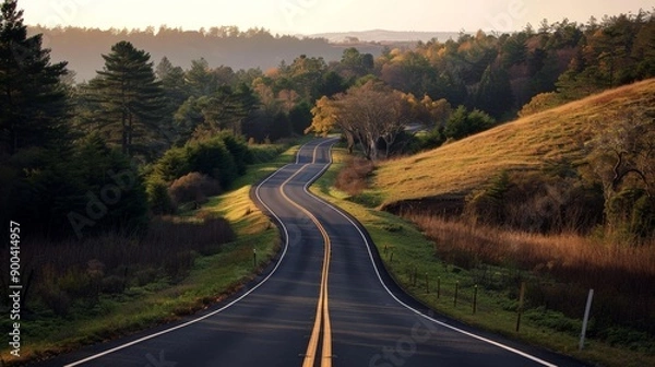 Fototapeta Write about a historical road that played a significant role in shaping a nation's history. What events occurred along this road, and how did it impact the country