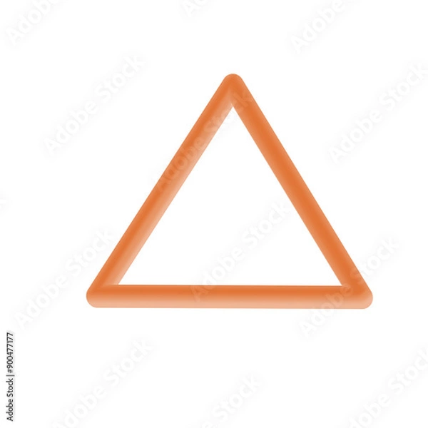 Obraz warning sign isolated