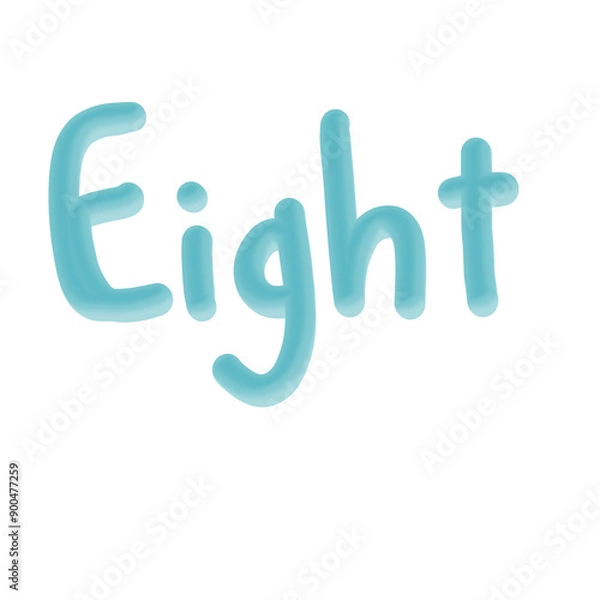 Obraz English number Eight
