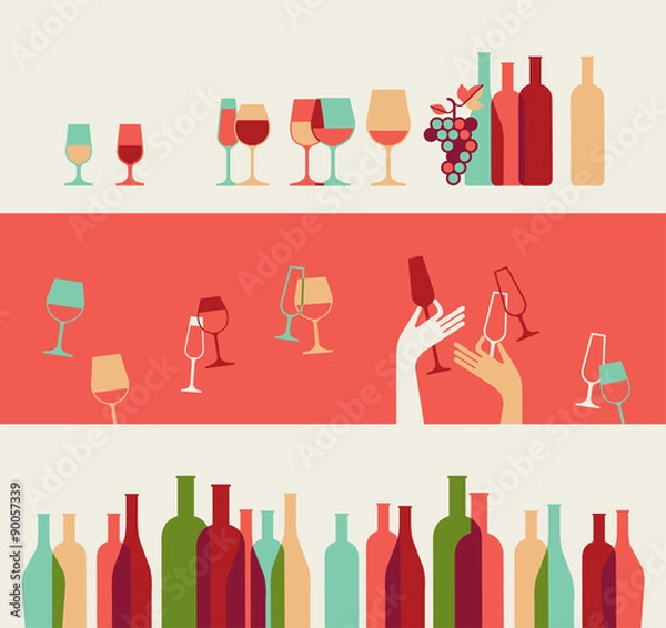 Obraz Wine Background