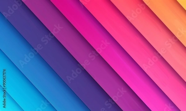 Fototapeta Abstract Diagonal Stripes Colorful Background