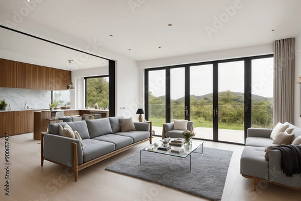 Fototapeta "Clean Lines and Luxury: Elegant Interior Design"
