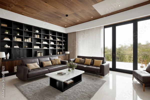 Obraz "Understated Elegance: Clean and Luxurious Interiors"