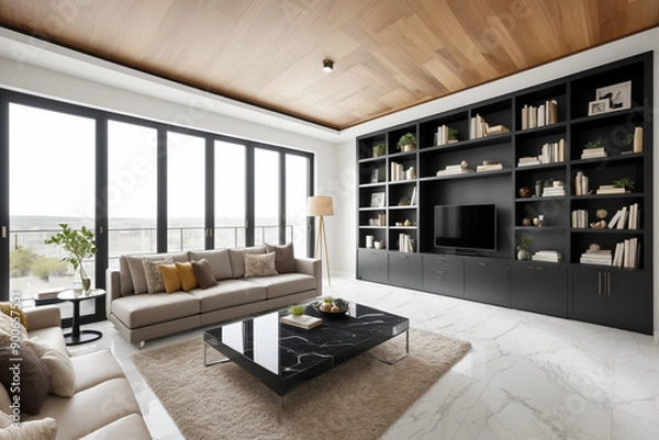 Obraz "Luxurious Clean Design: Elegant and Simple Interiors"