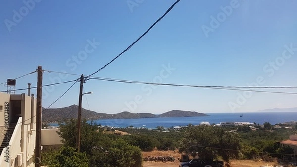 Obraz cable car in the mountains