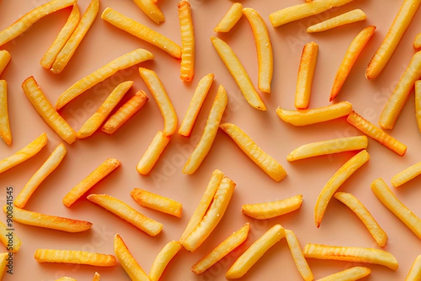 Obraz Fast food seamless pattern