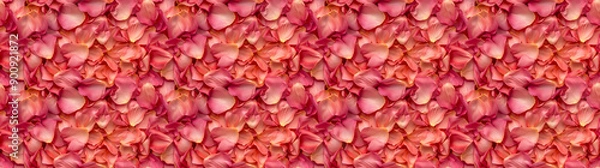Obraz a densely packed pattern backgroundof flower petals completely covering the surface