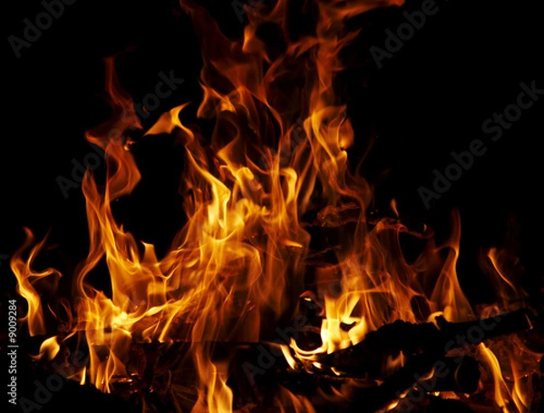 Fototapeta fire and flames