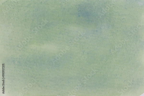Fototapeta Abstract green watercolor texture background, green textured vector banner. watercolor splash, vector grunge for print and t-shirt design.