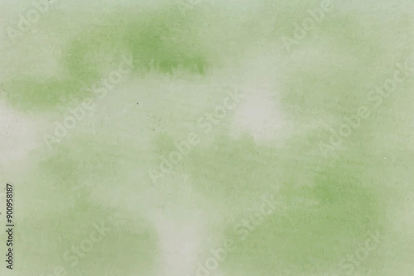 Fototapeta Abstract green watercolor texture background, green textured vector banner. watercolor splash, vector grunge for print and t-shirt design.