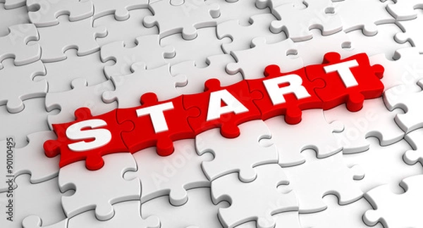 Fototapeta Start Jigsaw Puzzle