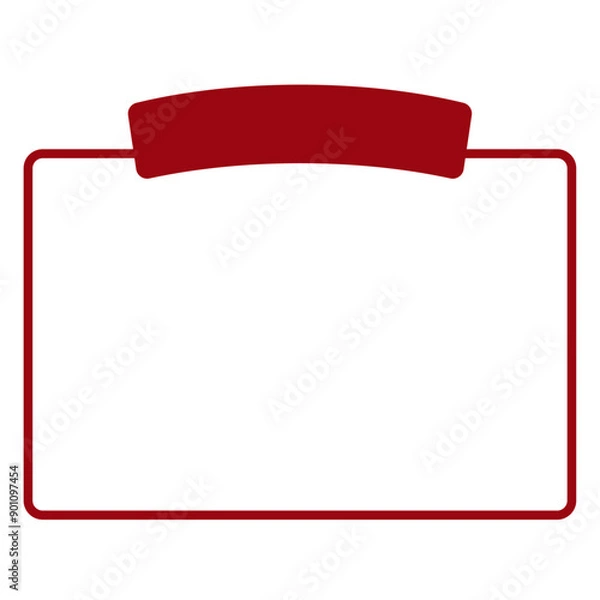 Obraz シンプルなメッセージフレーム