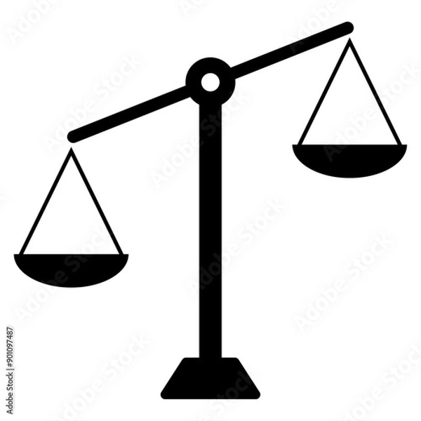 Obraz 天秤のイラスト