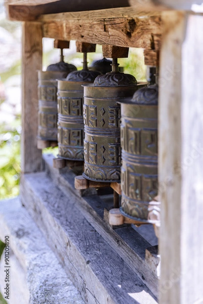 Obraz Buddhistisches Glockenspiel