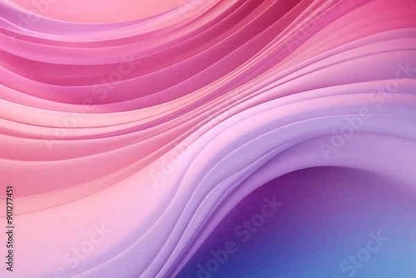 Fototapeta Abstract waves shape glowing in ultraviolet spectrum. Background for banner, backdrop or texture
