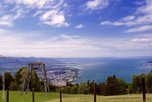 Obraz Blick auf den Bodensee und Bregenz