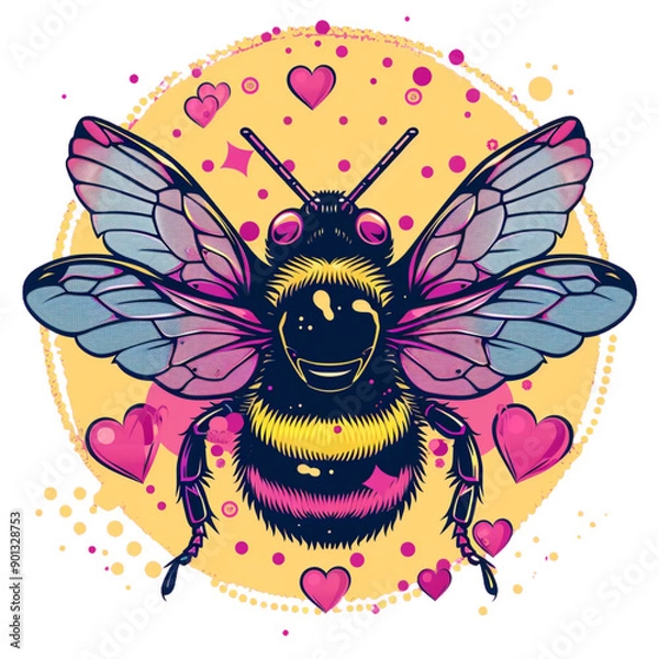 Obraz Pop Art Bumble Bee