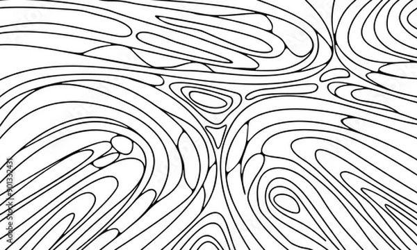 Obraz abstract lines, modern flat background design