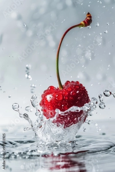 Fototapeta Cherry Splash