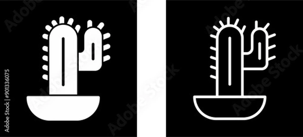 Obraz Cactus Vector Icon