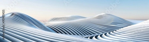 Obraz Linear forms intersecting with precision, abstract linear forms with lines, structured abstraction