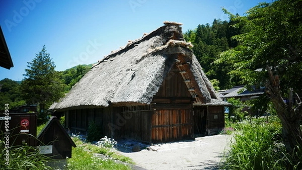 Obraz Shirakawa-go: at the foot of the sacred Mt. Hakusanis is one of Gifu's must-visit destinations
