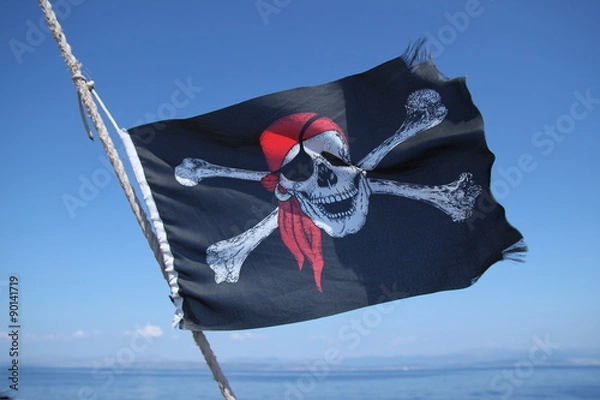 Obraz Flaga piratów