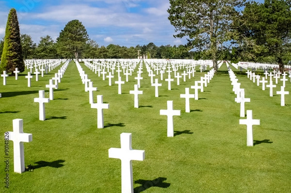 Obraz Cimitero di guerra Colleville-Sur-Mer