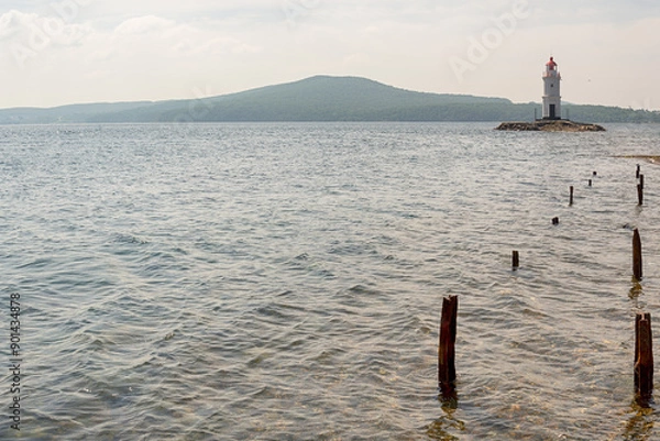 Obraz Old road to the lighthouse