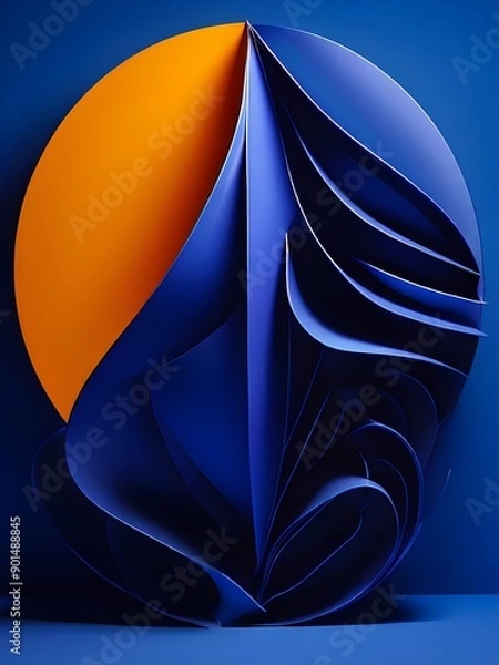 Fototapeta abstract background with waves