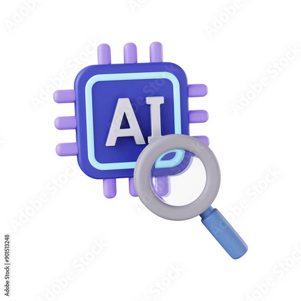 Fototapeta 3D AI 아이콘