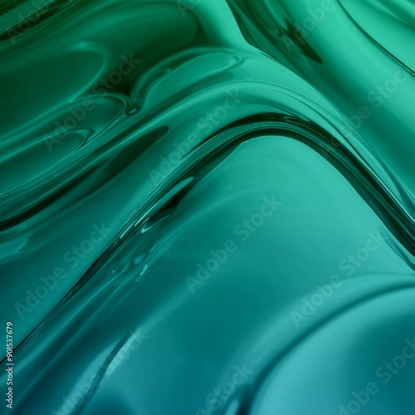 Fototapeta Abstract Gradient Waves