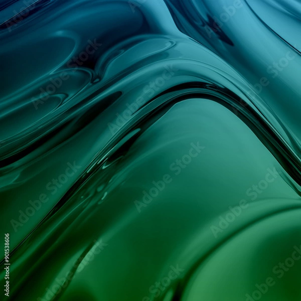 Fototapeta Abstract Gradient Waves