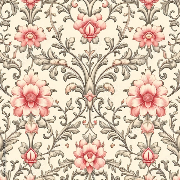 Obraz seamless pattern with flowers
