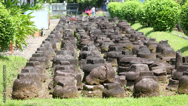 Obraz Templo de Borobudur., Magelang Regency, Java, Indonesia