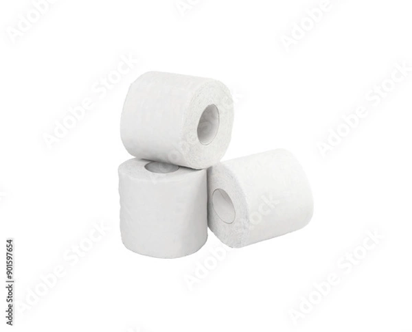 Obraz toilet paper isolated 