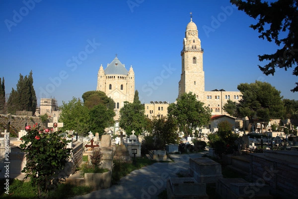 Obraz Dormition Abbey, Jerusalem, Israel