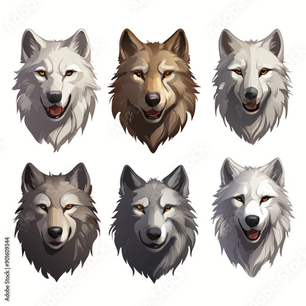 Obraz set of dogs