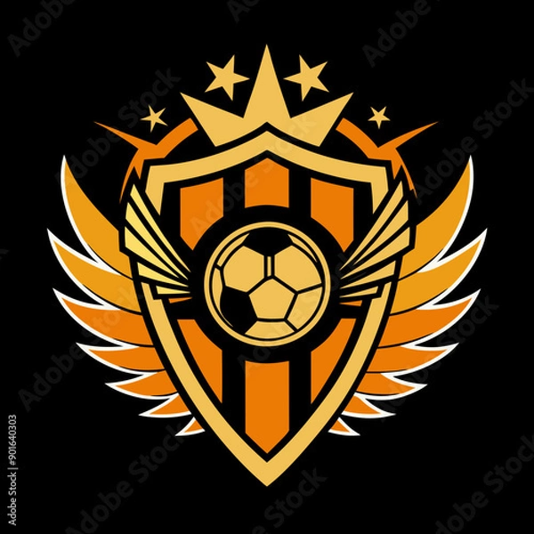 Obraz shield with wings