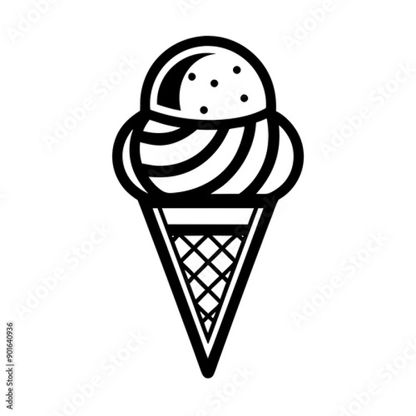 Obraz ice cream icon