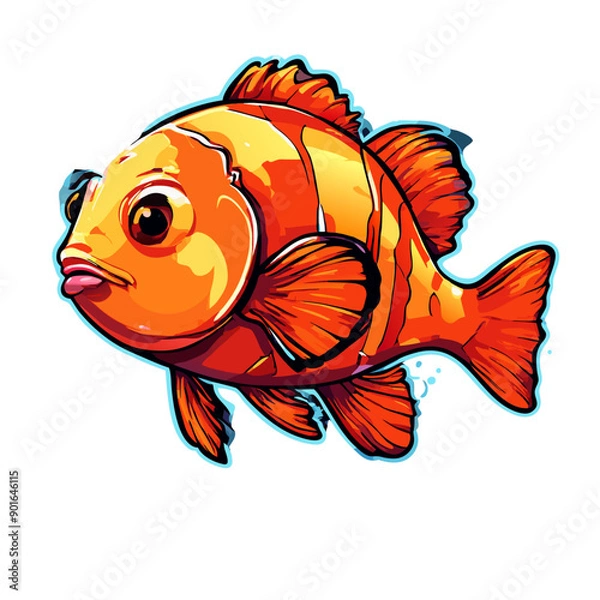 Obraz illustration of a fish
