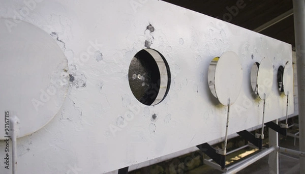 Obraz biathlon shooting range 