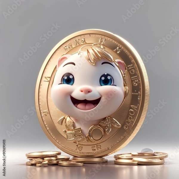 Obraz 동전 캐릭터