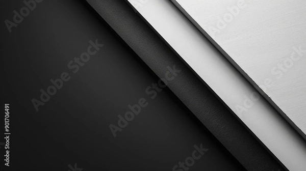 Fototapeta white lines at an angle, slice the entire frame, white on black background