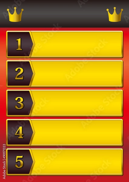 Obraz ランキング表 縦型