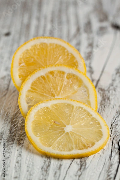 Fototapeta Sliced lemon