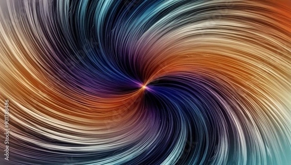 Fototapeta Dynamic Vortex Patterns Creating Swirling Motion Background 